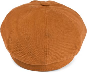 styleBREAKER Damen Ballonmütze aus weichem Stoff, Schirmmütze Vintage Style, Bakerboy Schiebermütze, Newsboy Cap 04023086
