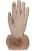 styleBREAKER Damen Touchscreen Handschuhe Einfarbig mit Kunstfell Besatz, warme Fingerhandschuhe, Winter 09010038