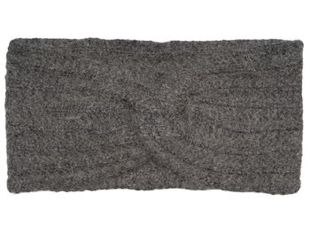 styleBREAKER Damen Strick Stirnband mit Rippstrickmuster und Twist Knoten, Rippmuster, warmes Winter Haarband, Headband 04026059
