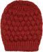 styleBREAKER Damen Strick Beanie Mütze mit Bubblemuster, Einfarbige Winter, Raspberry Pattern Strickmütze 04024193