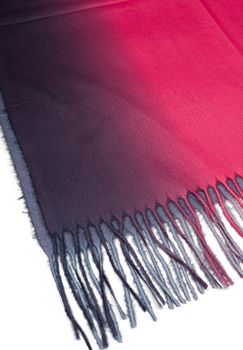 styleBREAKER Damen Schal mit 2-farbigem Farbverlauf und Fransen, warme Winter Stola mehrfarbig, Ombré Look 01017147