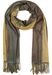styleBREAKER Damen Schal mit 2-farbigem Farbverlauf und Fransen, warme Winter Stola mehrfarbig, Ombré Look 01017147