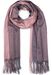 styleBREAKER Damen Schal mit 2-farbigem Farbverlauf und Fransen, warme Winter Stola mehrfarbig, Ombré Look 01017147