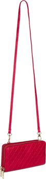 styleBREAKER Damen 2 in 1 Mini Bag Umhängetasche mit Rauten Prägung, Geldbörse, Handytasche, Schultertasche 02012379