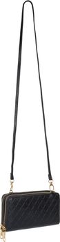 styleBREAKER Damen 2 in 1 Mini Bag Umhängetasche mit Rauten Prägung, Geldbörse, Handytasche, Schultertasche 02012379