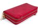 styleBREAKER Damen 2 in 1 Mini Bag Umhängetasche mit Rauten Prägung, Geldbörse, Handytasche, Schultertasche 02012379