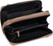 styleBREAKER Damen 2 in 1 Mini Bag Umhängetasche mit Rauten Prägung, Geldbörse, Handytasche, Schultertasche 02012379