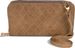 styleBREAKER Damen 2 in 1 Mini Bag Umhängetasche mit Rauten Prägung, Geldbörse, Handytasche, Schultertasche 02012379