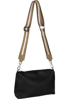 styleBREAKER Breiter Taschen Schulterriemen verstellbar mit Metallic Streifen Muster, Wechsel Taschengurt, Handyband, Handykette 02013029
