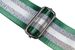 styleBREAKER Breiter Taschen Schulterriemen verstellbar mit Metallic Streifen Muster, Wechsel Taschengurt, Handyband, Handykette 02013029