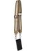 styleBREAKER Breiter Taschen Schulterriemen verstellbar mit Metallic Streifen Muster, Wechsel Taschengurt, Handyband, Handykette 02013029