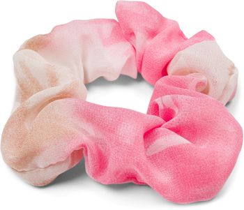 styleBREAKER Damen XXL Haargummi mit buntem Farbverlauf Muster, elastisch, Scrunchie Retro Style, Zopfgummi 04027039