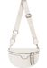 styleBREAKER Damen Umhängetasche in Halbmond Form, abnehmbarer verstellbarer Schultergurt, Einfarbige Handtasche 02012380