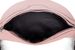 styleBREAKER Damen Umhängetasche in Halbmond Form, abnehmbarer verstellbarer Schultergurt, Einfarbige Handtasche 02012380