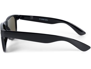 styleBREAKER Unisex Nerd Sonnenbrille mit Kunststoff Rahmen und Polarisierten Blendfreien Gläsern, Retro Style 09020132