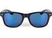 styleBREAKER Unisex Nerd Sonnenbrille mit Kunststoff Rahmen und Polarisierten Blendfreien Gläsern, Retro Style 09020132