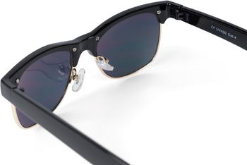 styleBREAKER Kinder Sonnenbrille im Retro Design mit ovalen Gläsern | Materialmix aus Kunststoff und Metall | für Kleinkinder 2 bis 5 Jahre