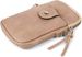 styleBREAKER Damen Umhängetasche klein mit Reißverschluss, Mini Bag Handtasche Einfarbig verstellbar, Handytasche 02012382