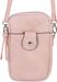 styleBREAKER Damen Umhängetasche klein mit Reißverschluss, Mini Bag Handtasche Einfarbig verstellbar, Handytasche 02012382