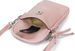 styleBREAKER Damen Umhängetasche klein mit Reißverschluss, Mini Bag Handtasche Einfarbig verstellbar, Handytasche 02012382
