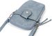 styleBREAKER Damen Umhängetasche klein mit Reißverschluss, Mini Bag Handtasche Einfarbig verstellbar, Handytasche 02012382