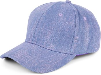 styleBREAKER Unisex Jeans Baseball Cap meliert, 6-Panel Denim Basecap, Metallschnalle verstellbar 04023087