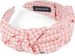 styleBREAKER Damen Haarreif mit Hahnentritt Muster in dezenter Rüschen Optik, Haarband Pepita, Haarschmuck 04027044