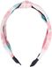 styleBREAKER Damen Stoff Haarreif mit buntem Batik Farbverlauf Muster, Twist Knoten, Headband, Haarschmuck 04027046