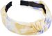 styleBREAKER Damen Stoff Haarreif mit buntem Batik Farbverlauf Muster, Twist Knoten, Headband, Haarschmuck 04027046