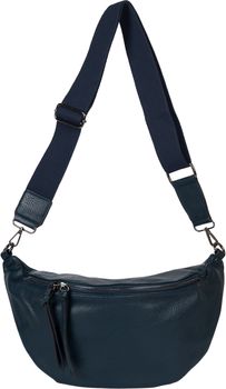 styleBREAKER Damen Halbmond Schultertasche groß | Crossbody Umhängetasche Handtasche mit 2 Wege Reißverschluss & verstellbarem Schultergurt 37 x 17 cm