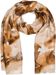 styleBREAKER Damen Schal mit edlem Marmormuster und goldenen Metallic-Details | Warme Winterstola, mehrfarbig 01017153