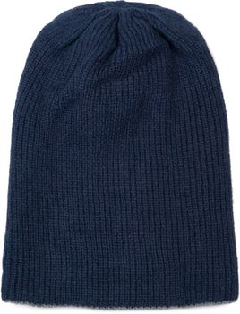 styleBREAKER Unisex Wende Strickmütze Einfarbig, überlange Beanie Mütze, doppelt gestrickt, warme Wintermütze 04024197
