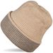 styleBREAKER Unisex Wende Strickmütze Einfarbig, überlange Beanie Mütze, doppelt gestrickt, warme Wintermütze 04024197