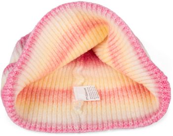 styleBREAKER Damen Strickmütze mit Streifen Farbverlauf im Ombré Look, Feinstrick Mütze, Strick Beanie 04024199