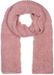 styleBREAKER Damen langer Strick Schal mit Wellen Strickmuster, warmer Winter Strickschal Einfarbig 01018168