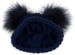 styleBREAKER Kinder Strick Bommelmütze mit 2 Kunstfellbommel und Fleece Futter, Winter Mütze, Strickmütze, 2-5 Jahre 04024203