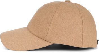 styleBREAKER Unisex Baseball Cap Einfarbig in Flanell Optik mit Wolle, 6-Panel Basecap, Metallschnalle verstellbar 04023088