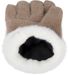 styleBREAKER Damen warme Winter Handschuhe mit Reiskorn Muster und Fleece, Thermo Strickhandschuhe, Fingerhandschuhe 09010040