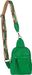 styleBREAKER Damen One Shoulder Rucksack, gemusterter Schultergurt, Einfarbige Crossbody Bag, Cityrucksack, Sling Bag 02012387