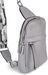 styleBREAKER Damen One Shoulder Rucksack, gemusterter Schultergurt, Einfarbige Crossbody Bag, Cityrucksack, Sling Bag 02012387