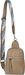 styleBREAKER Damen One Shoulder Rucksack, gemusterter Schultergurt, Einfarbige Crossbody Bag, Cityrucksack, Sling Bag 02012387