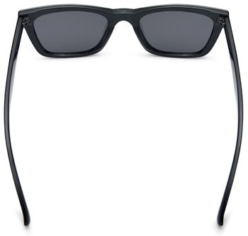 styleBREAKER Unisex Nerd Sonnenbrille mit Polycarbonat Flachgläsern und filigranem Kunststoff Rahmen, Retro Style 09020142
