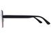 styleBREAKER Damen Sonnenbrille Rahmenlos mit getönten Rechteckigen Polycarbonat Gläsern, Kunststoff Bügeln 09020145