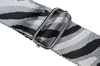 styleBREAKER Breiter Taschen Schulterriemen verstellbar mit Zebra Muster, Wechsel Taschengurt, Handyband, Handykette 02013033