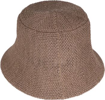 styleBREAKER Damen Papierstroh Sonnenhut | faltbarer Fischerhut | leichter Bucket Hat mit Schweißband | Sommerhut mit Krempe als Sonnenschutz für Outdoor Strand Freizeit