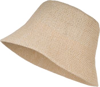 styleBREAKER Damen Papierstroh Sonnenhut | faltbarer Fischerhut | leichter Bucket Hat mit Schweißband | Sommerhut mit Krempe als Sonnenschutz für Outdoor Strand Freizeit
