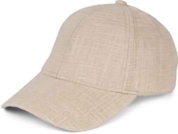 styleBREAKER Unisex Leinen Baseball Cap | Verstellbare 6-Panel Basecap mit gebogenem Schirm | Atmungsaktive Sommer Mütze mit Metallschnalle | Leicht, Bequem & Stilvoll