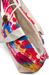 styleBREAKER XXL Strandtasche mit buntem Blumen Print | Große Schultertasche mit Knebelknopf, Stoffhenkel & Karabiner | Damen Shopper 56 x 36 x 18 cm