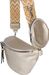 styleBREAKER Damen Halbmond Crossbody Schultertaschen Set 2-Teilig, Schultergurt mit Zick-Zack Rauten Muster 02012396