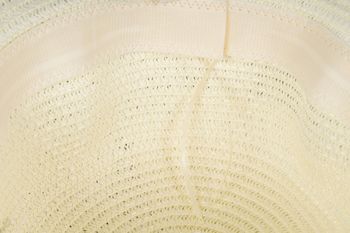 styleBREAKER Damen Sonnenhut mit breitem Schwarzem Zierband, breite Krempe, Strohhut, Papierstroh Hut 04025036